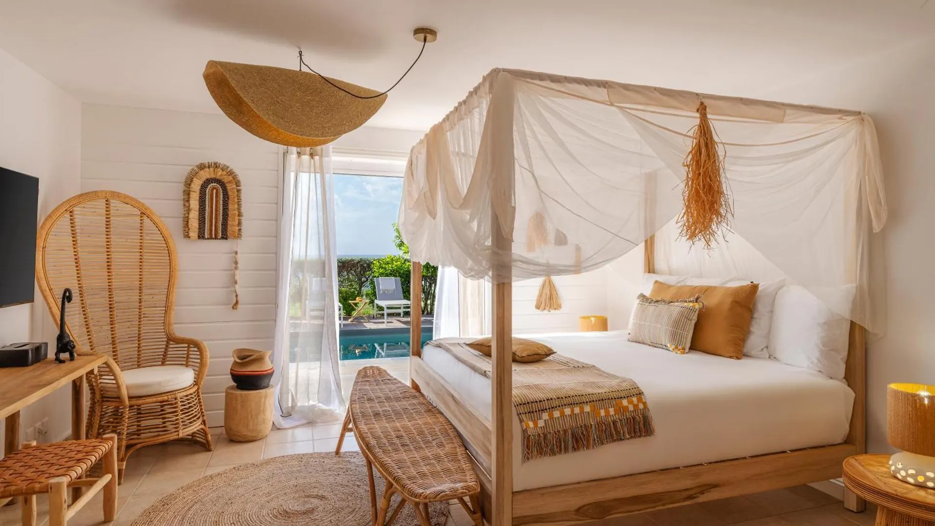 Chez Paulette A Distance A Pied De La Plage Et Piscine Chauffee Grand-Case